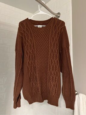 aritzia sunday best cable knit sweater